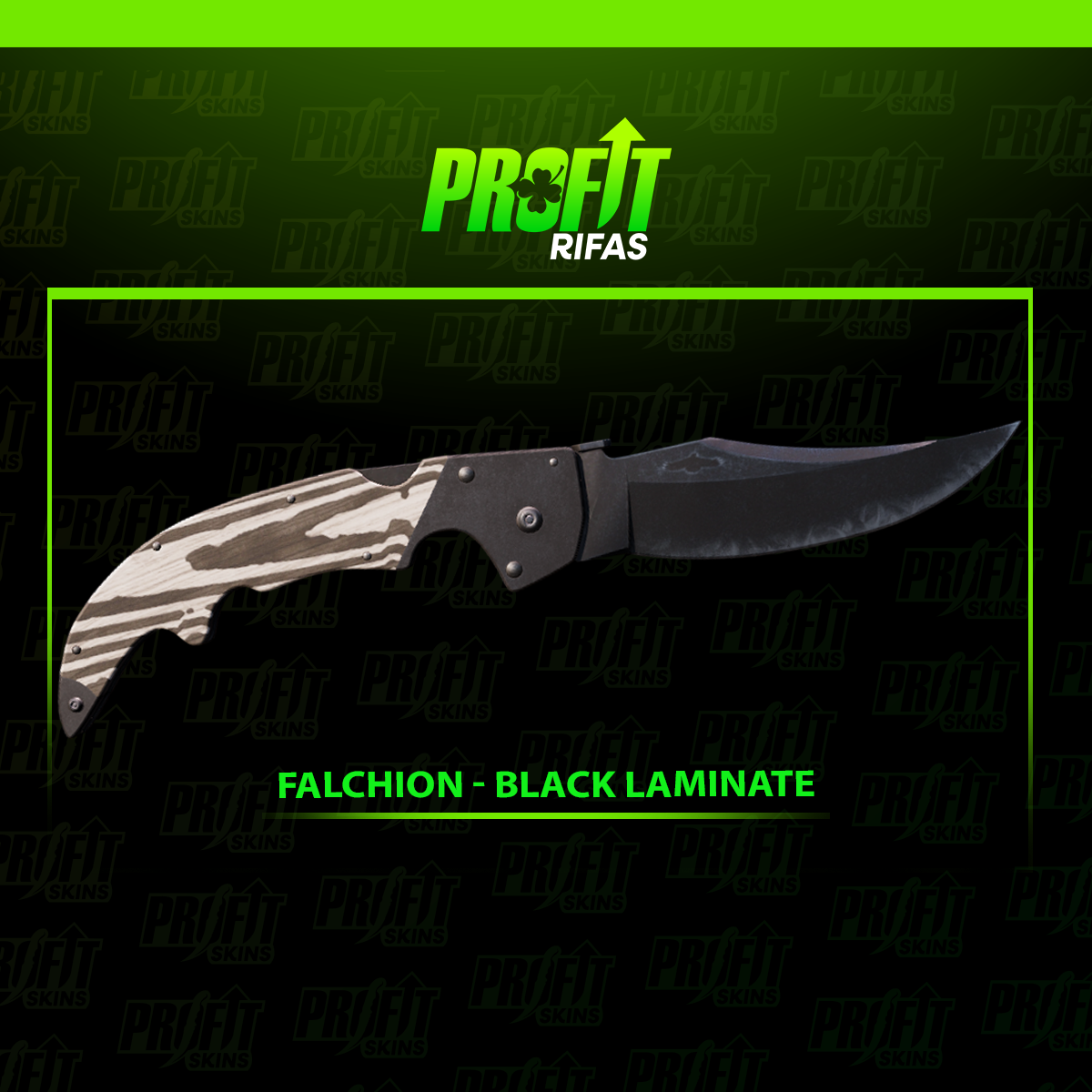 ★ FALCHION | BLACK LAMINATE (FT) 08.04